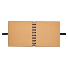 Papermania Scrapbooking Album 8x8" Kraft - 20x20 cm Brun (lille)